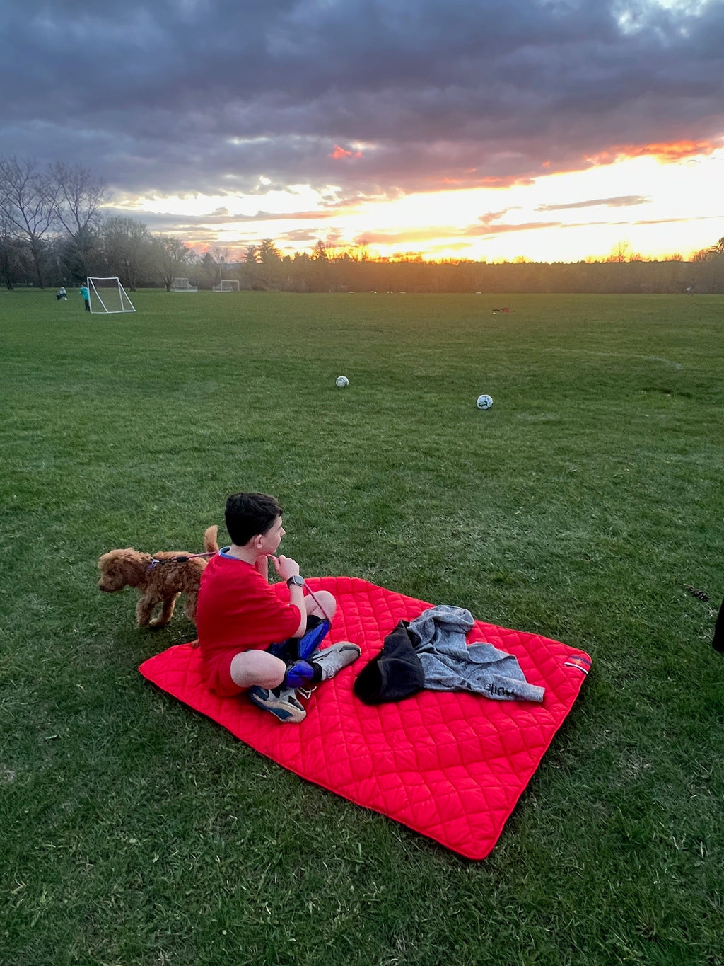 Pretty Rugged Waterproof Outdoor Lap Blanket