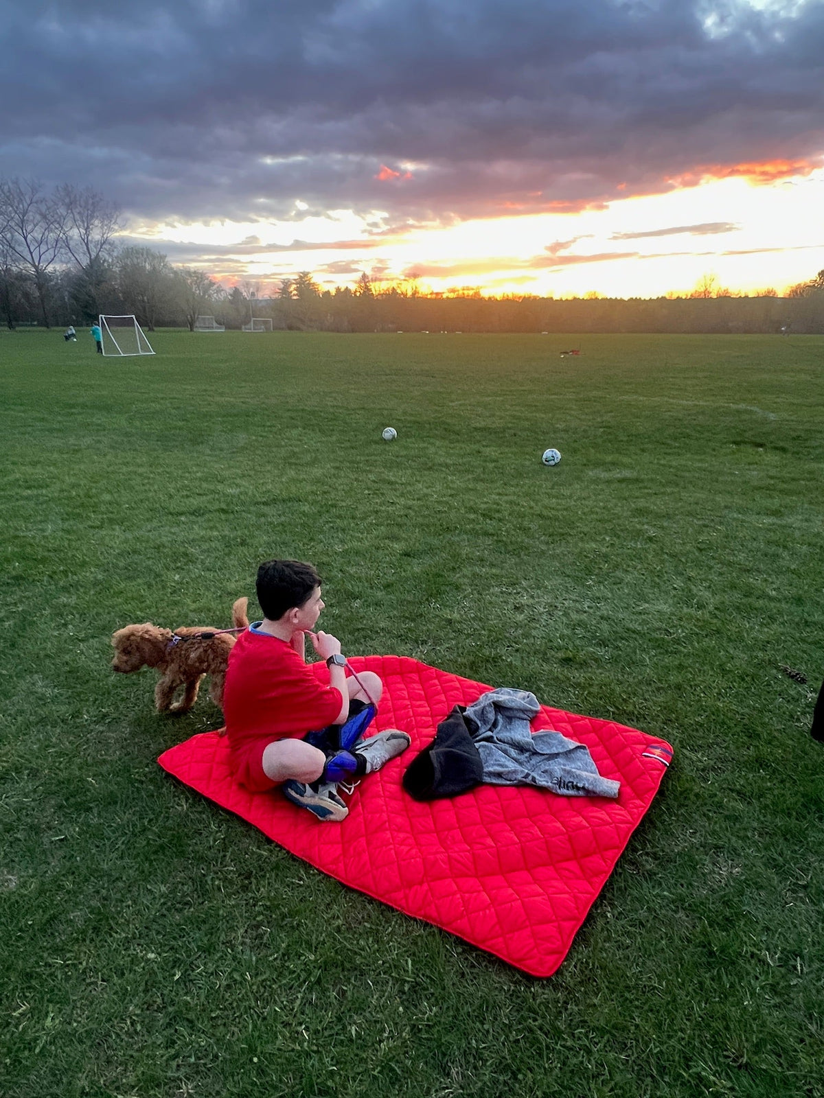 Pretty Rugged Waterproof Outdoor Lap Blanket