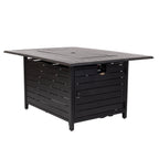Fire Sense Longmont 48" Rectangular Aluminum Convertible Gas Fire Pit Table