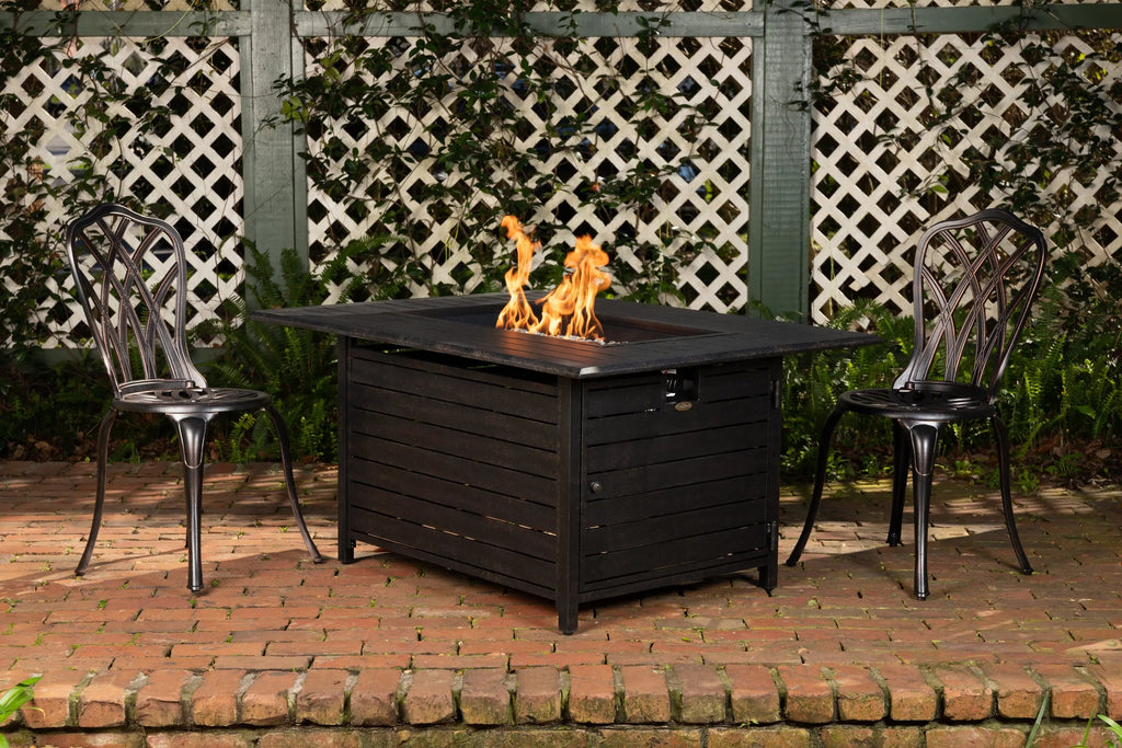 Fire Sense Longmont 48" Rectangular Aluminum Convertible Gas Fire Pit Table
