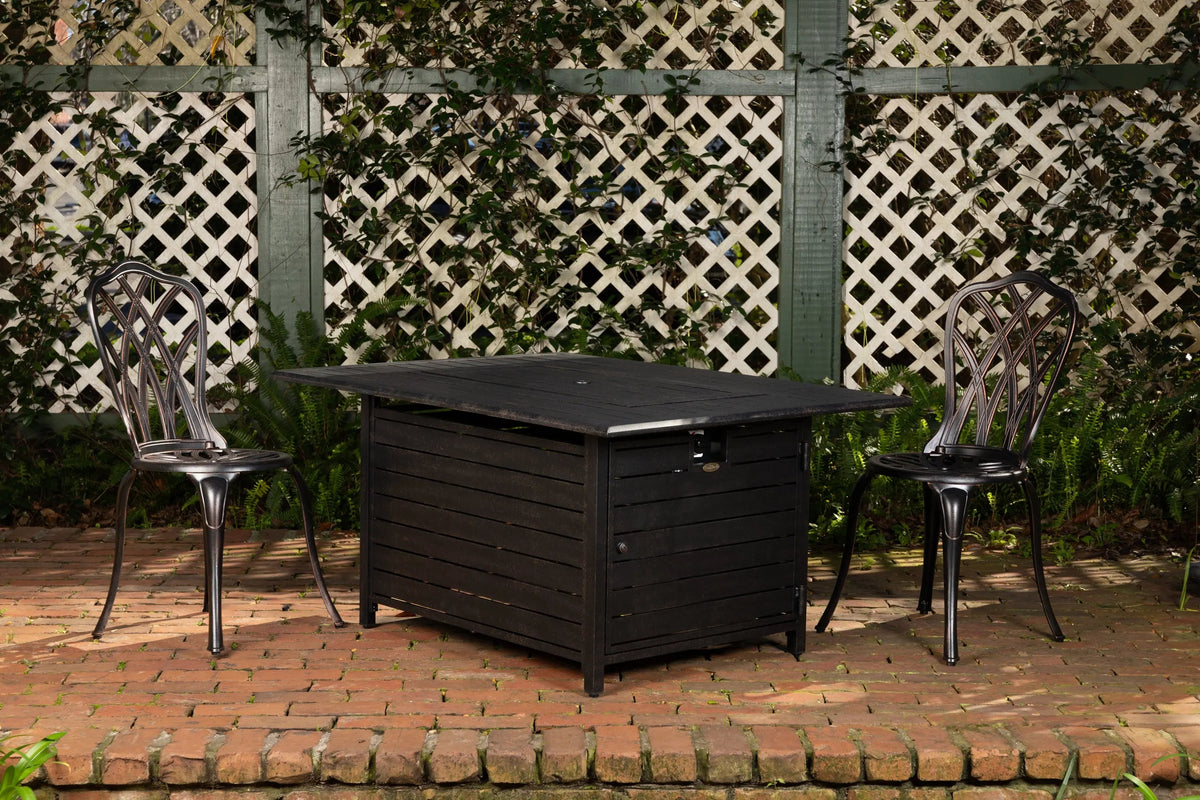 Fire Sense Longmont 48" Rectangular Aluminum Convertible Gas Fire Pit Table
