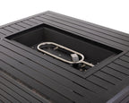 Fire Sense Longmont 48" Rectangular Aluminum Convertible Gas Fire Pit Table