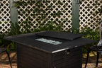 Fire Sense Longmont 48" Rectangular Aluminum Convertible Gas Fire Pit Table