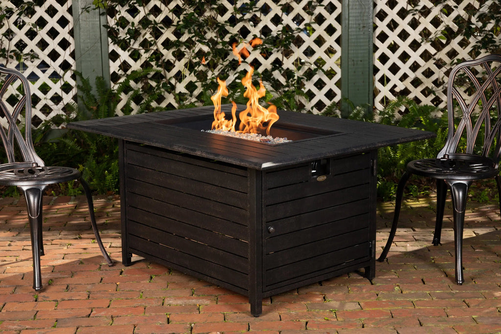 Fire Sense Longmont 48" Rectangular Aluminum Convertible Gas Fire Pit Table