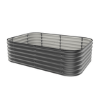 Gro-Rite Tool-Free Modular Metal Raised Garden Bed Kit