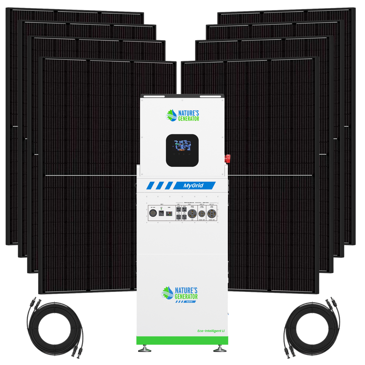 Nature’s Generator MyGrid 10K Gen 2 Solar Power Bundle