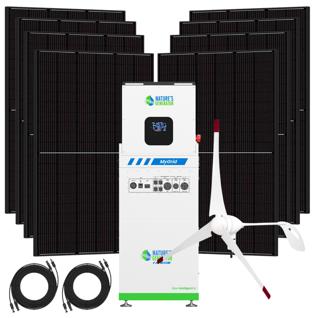 Nature’s Generator MyGrid 10K Gen 2 Solar & Wind Bundle