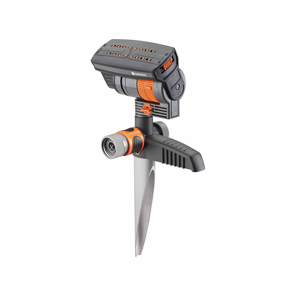 Gardena AquaZoom Compact Oscillating Sprinkler on Metal Spike