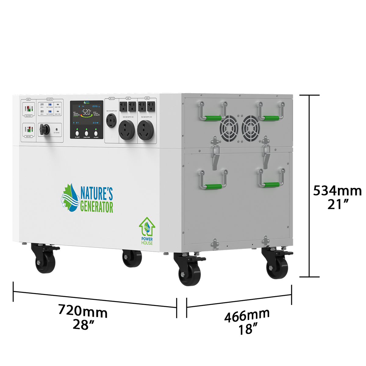 Nature’s Generator Powerhouse Gen 2 Solar Power Bundle