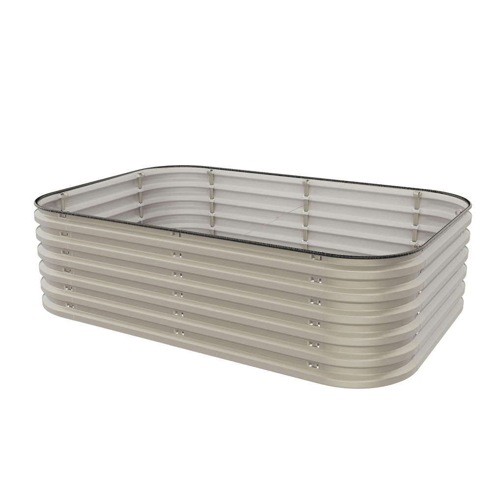 Gro-Rite Tool-Free Modular Metal Raised Garden Bed Kit