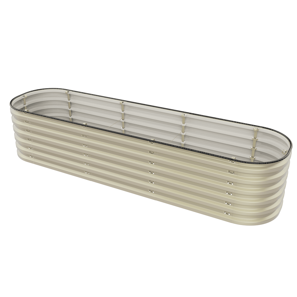 Gro-Rite Tool-Free Modular Metal Raised Garden Bed Kit