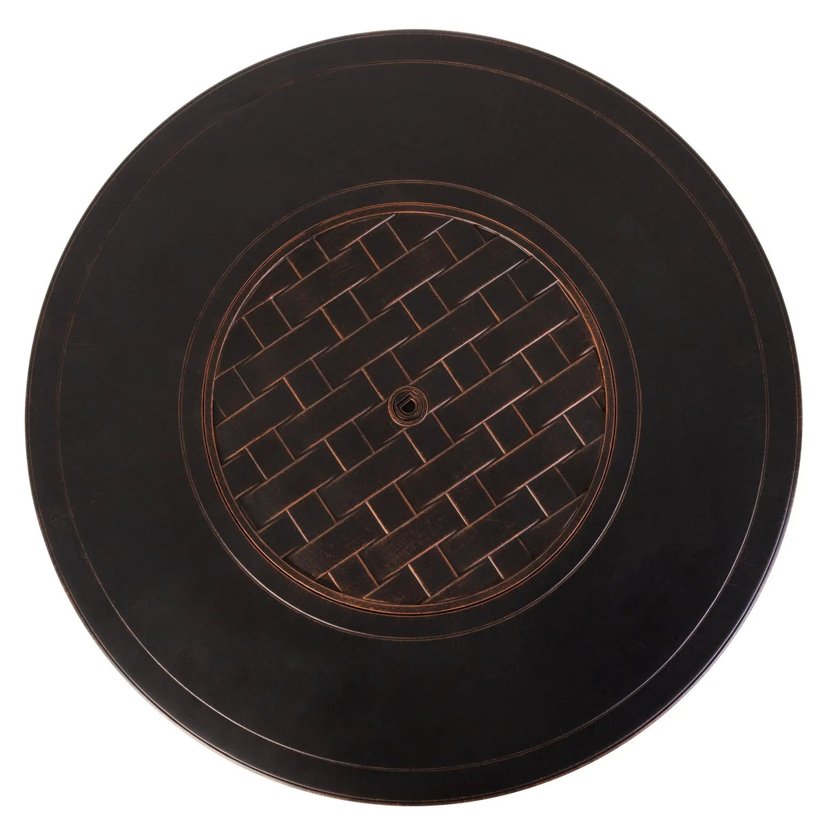 Fire Sense Perissa Woven Aluminum LPG Fire Pit