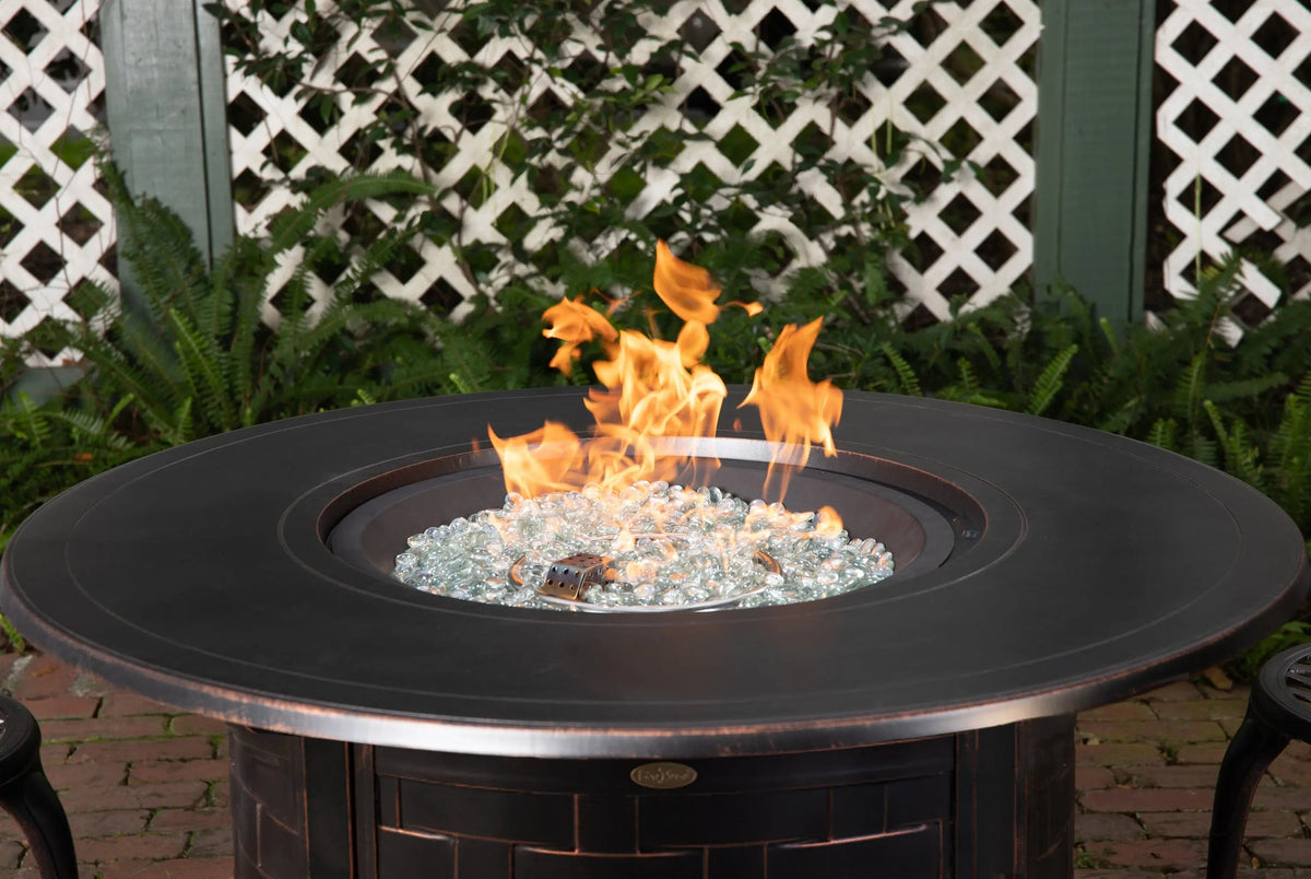 Fire Sense Perissa Woven Aluminum LPG Fire Pit