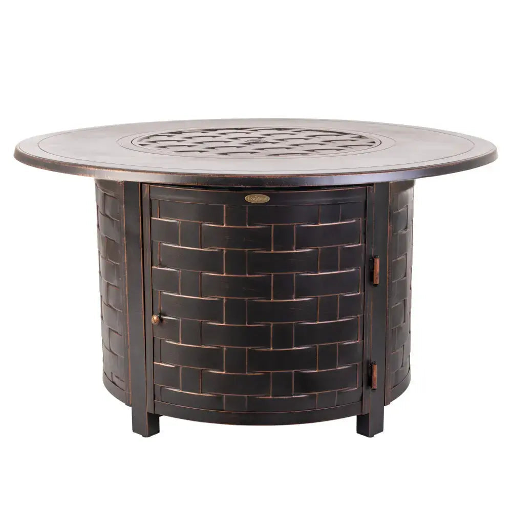 Fire Sense Perissa Woven Aluminum LPG Fire Pit
