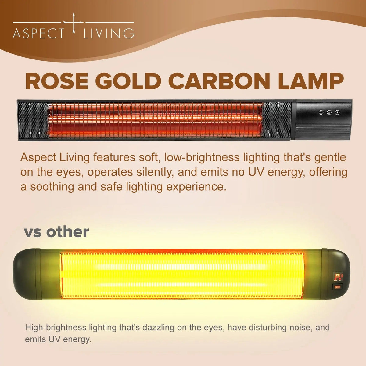 Fire Sense Pole Mounted Electric Patio Heater