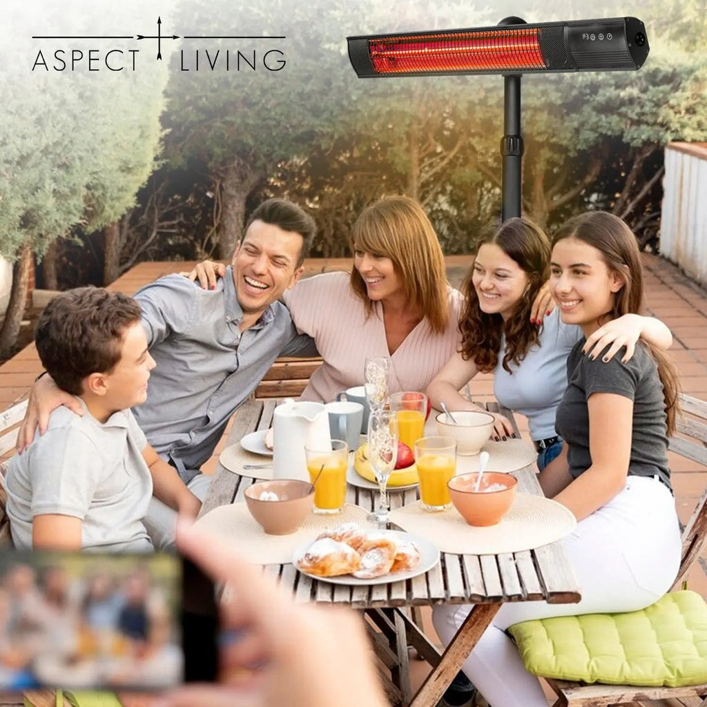 Fire Sense Pole Mounted Electric Patio Heater