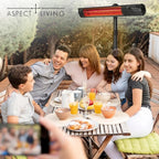 Fire Sense Pole Mounted Electric Patio Heater