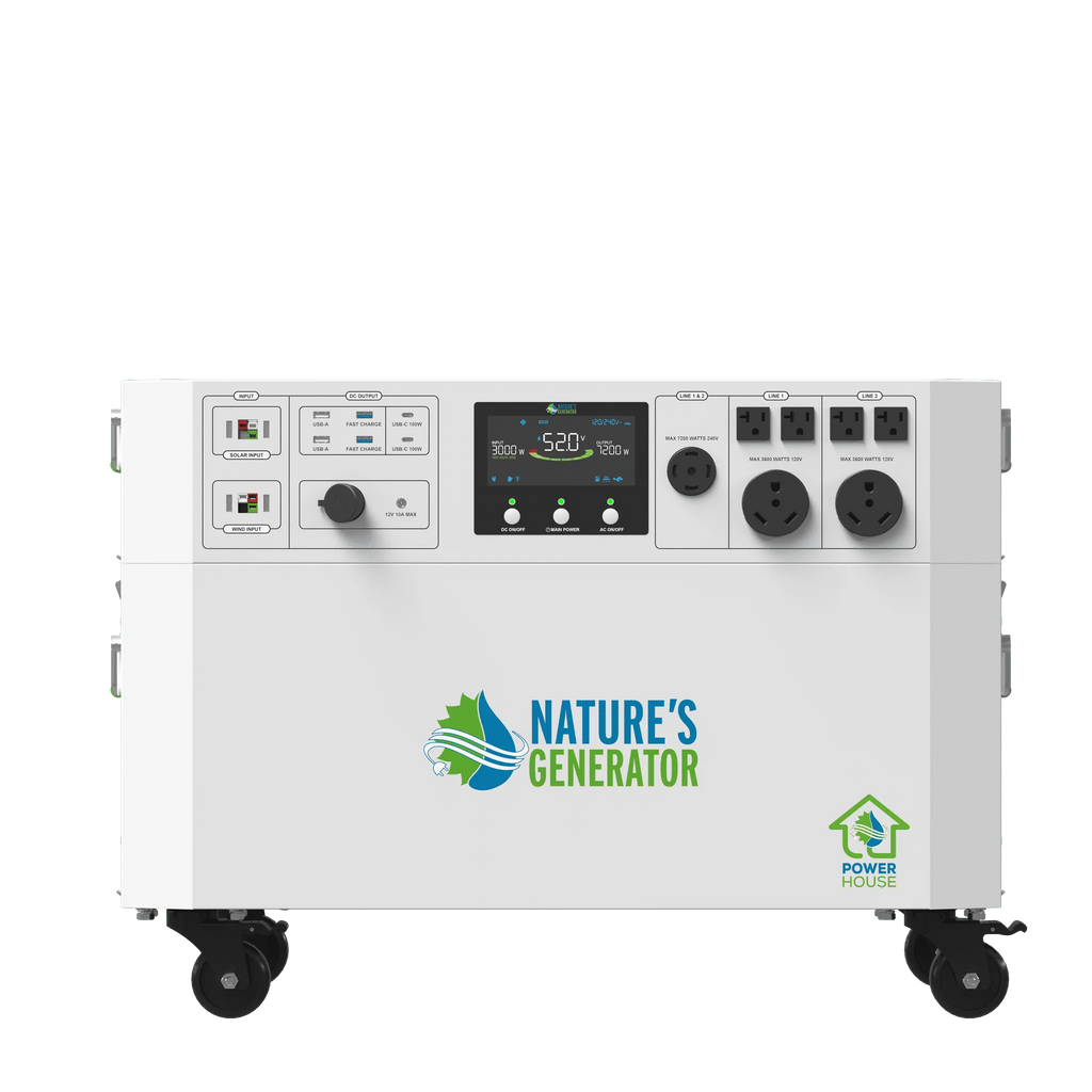 Nature’s Generator Powerhouse Gen 2 7200W Power Station