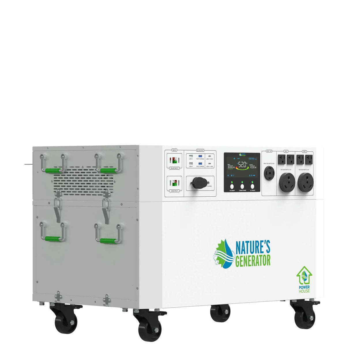 Nature’s Generator Powerhouse Gen 2 7200W Power Station
