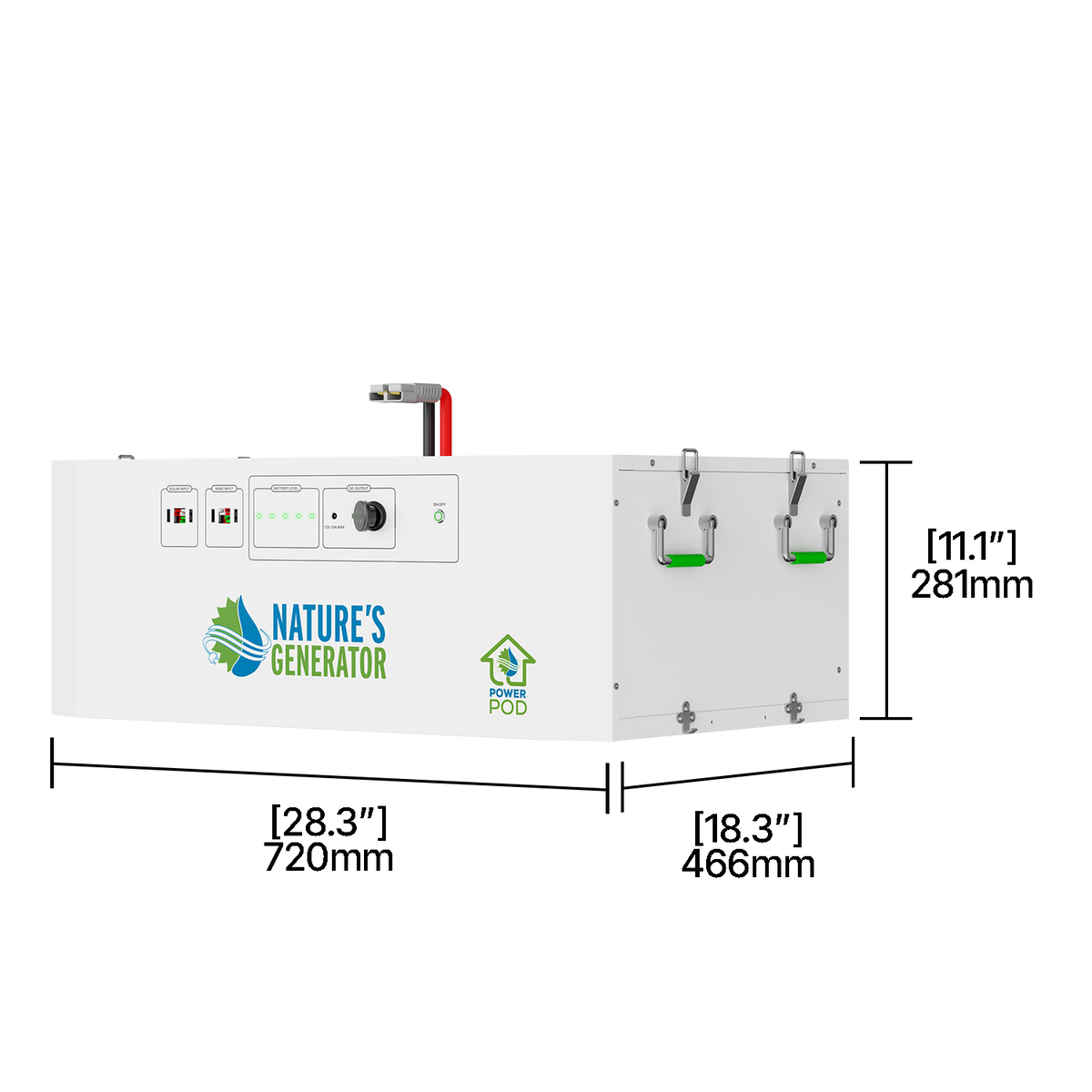 Nature’s Generator Powerhouse Gen 2 Solar & Wind Bundle