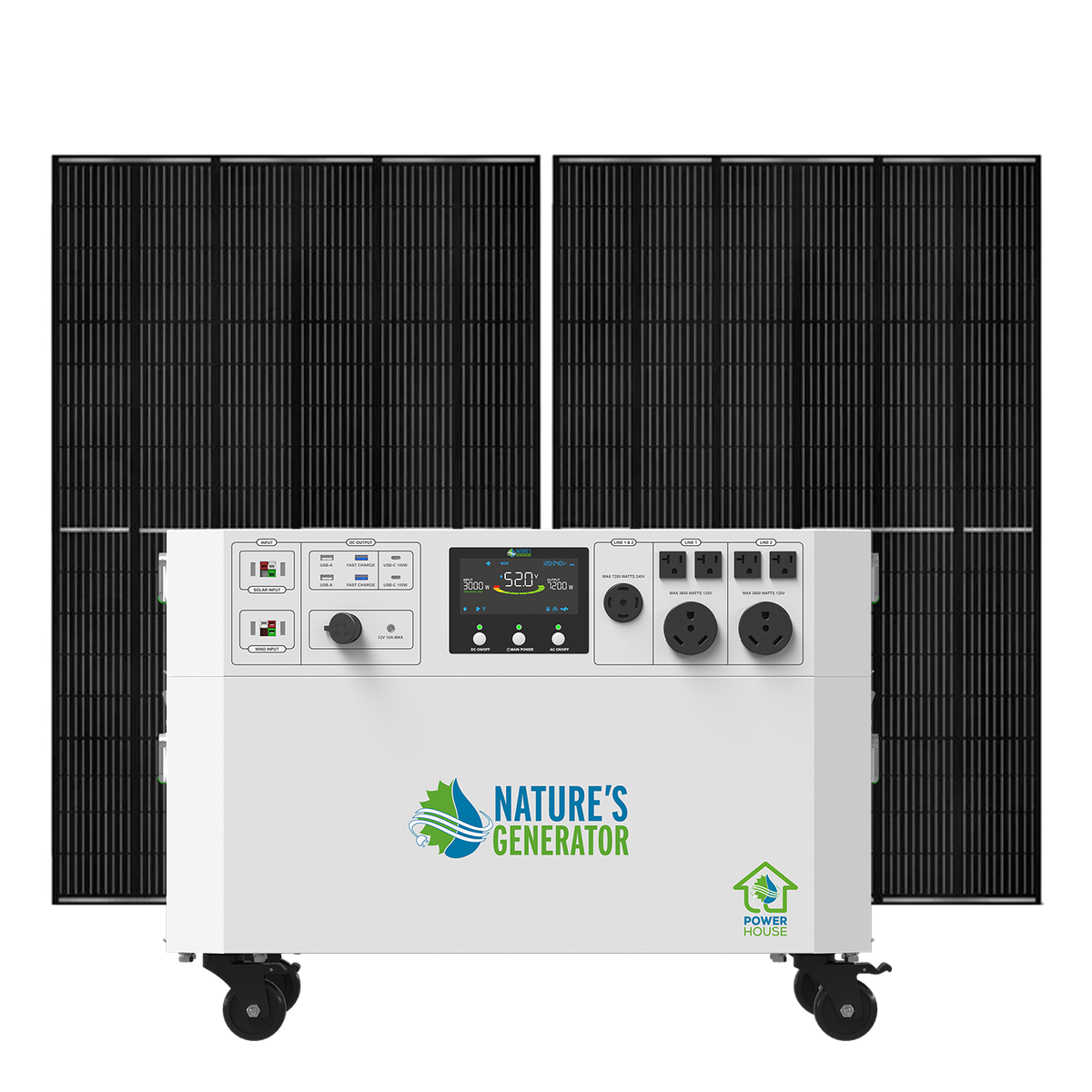 Nature’s Generator Powerhouse Gen 2 Solar Power Bundle