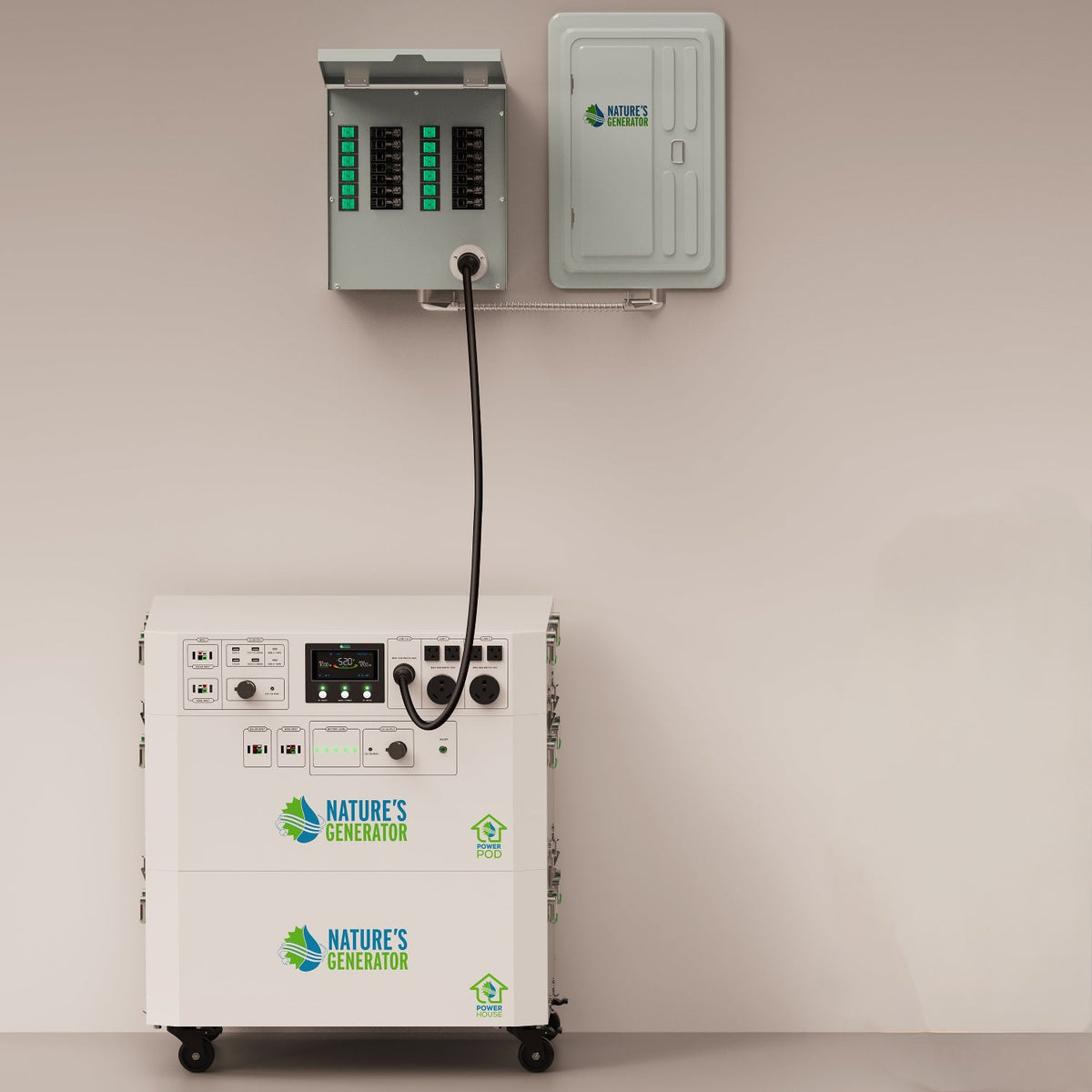 Nature’s Generator Powerhouse Gen 2 Solar & Wind Bundle