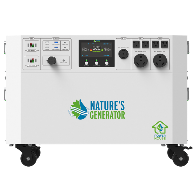 Nature’s Generator Powerhouse Gen 2 7200W Power Station