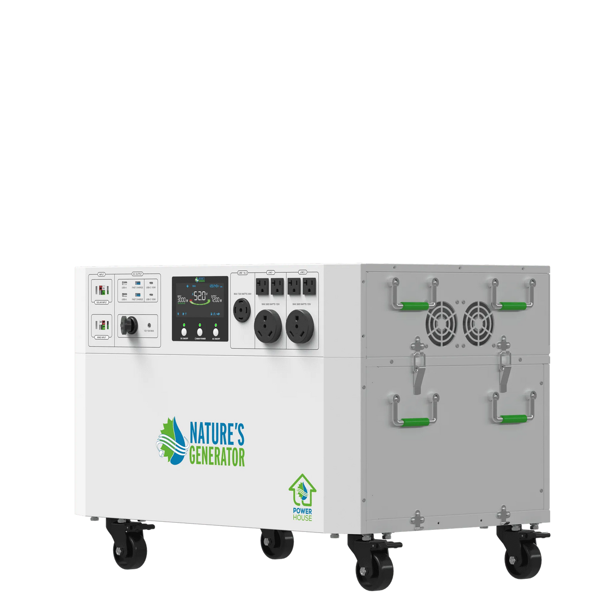 Nature’s Generator Powerhouse Gen 2 7200W Power Station