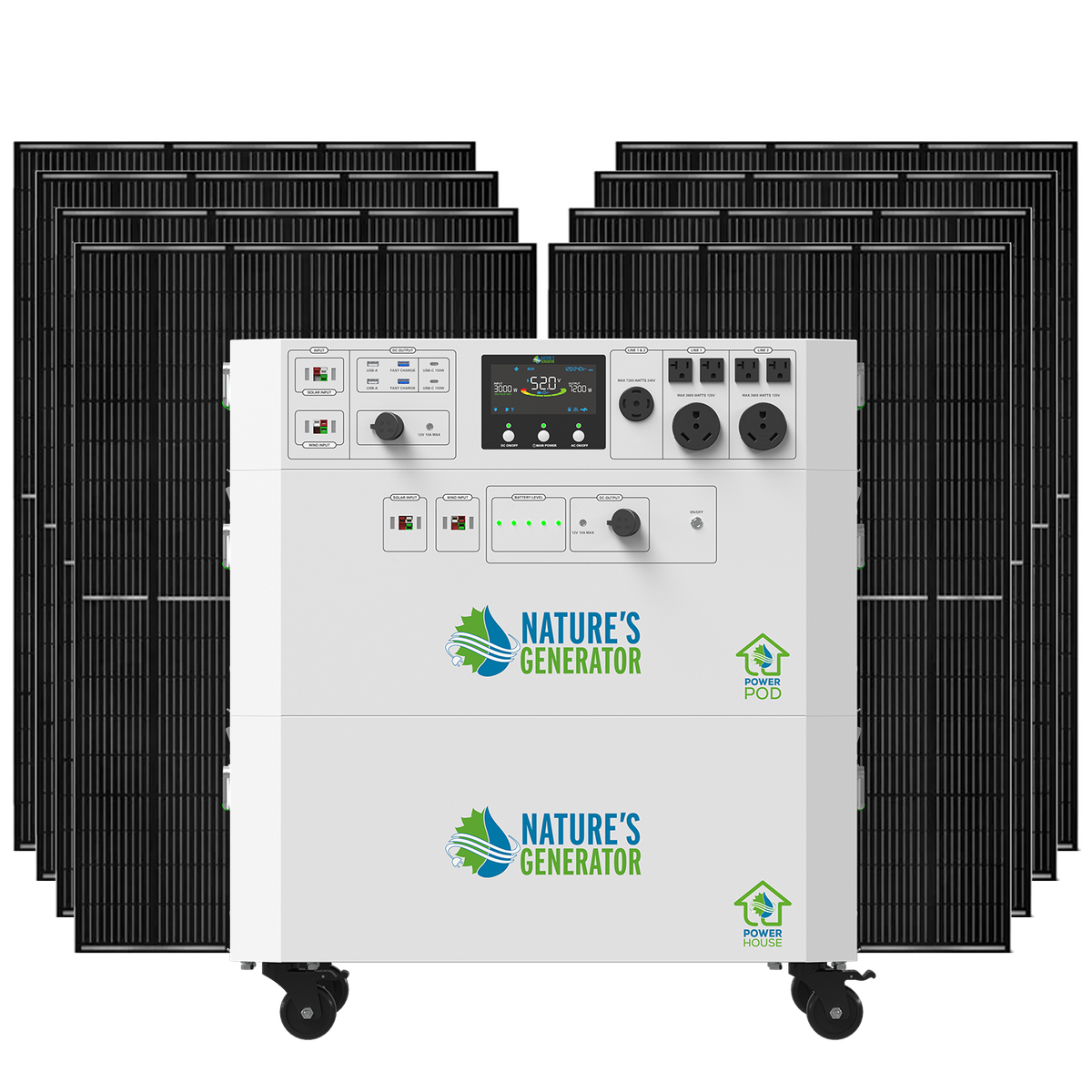Nature’s Generator Powerhouse Gen 2 Solar Power Bundle