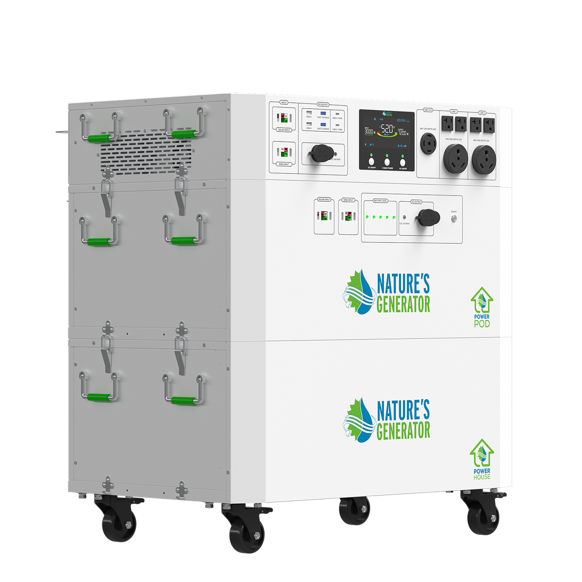 Nature’s Generator Powerhouse Gen 2 Solar & Wind Bundle