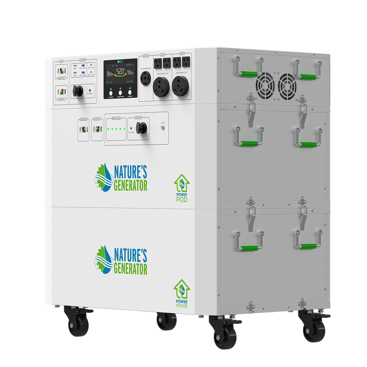 Nature’s Generator Powerhouse Gen 2 Solar & Wind Bundle