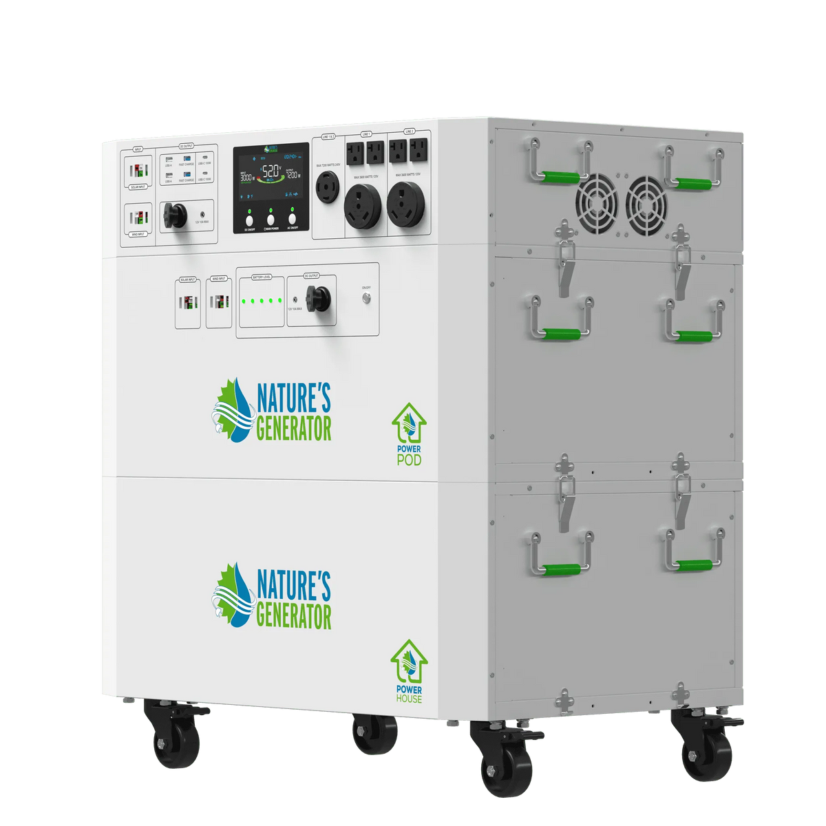 Nature’s Generator Powerhouse Gen 2 7200W Power Station