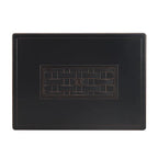 Fire Sense Preston 44" Rectangular Basketweave Aluminum Convertible Gas Fire Pit Table