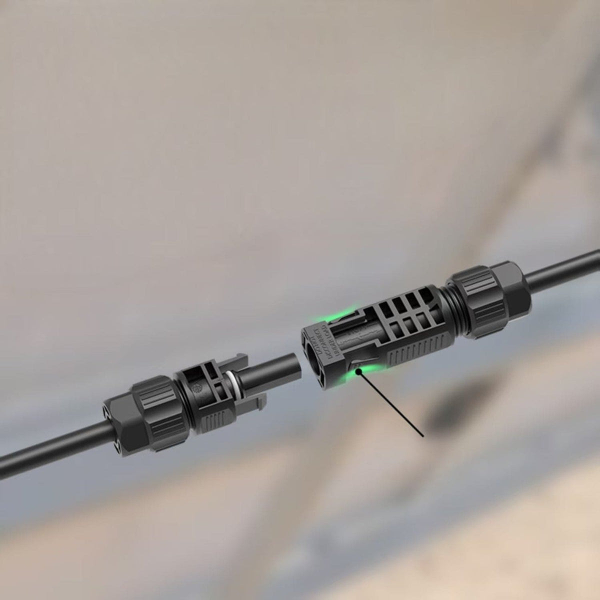 Nature's Generator 50ft Quick Release MC4 Extension Cables