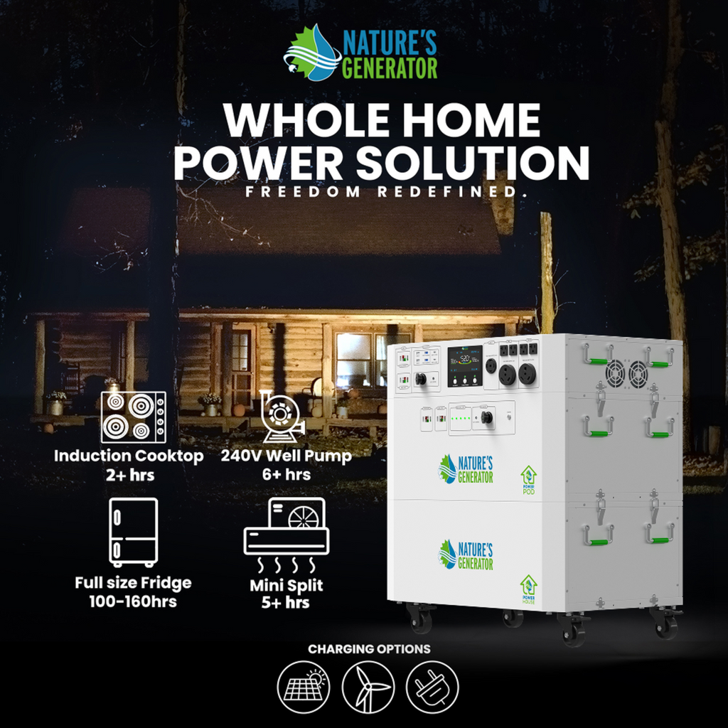Nature’s Generator Powerhouse Gen 2 Solar & Wind Bundle