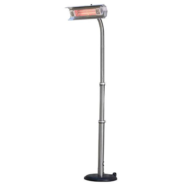 Fire Sense Stainless Steel Telescoping Offset Pole Mounted Infrared Patio Heater