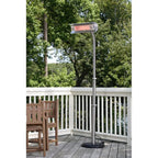 Fire Sense Stainless Steel Telescoping Offset Pole Mounted Infrared Patio Heater