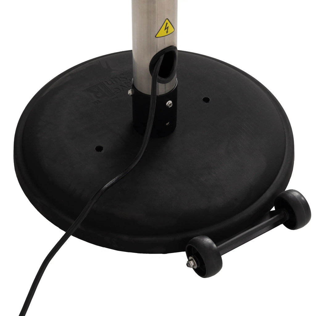 Fire Sense Stainless Steel Telescoping Offset Pole Mounted Infrared Patio Heater