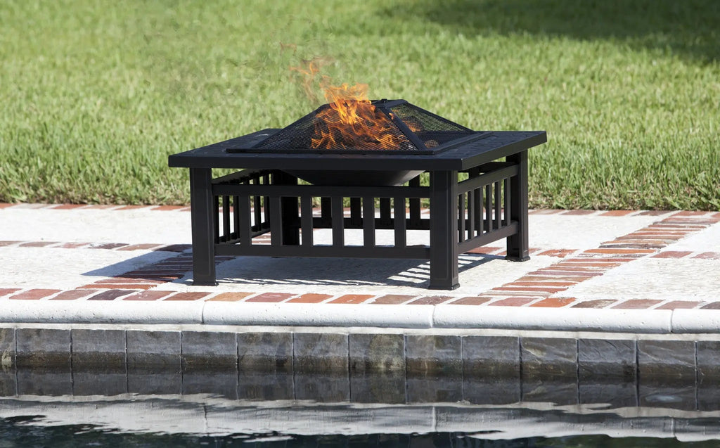 Fire Sense Stonemont Square Fire Pit