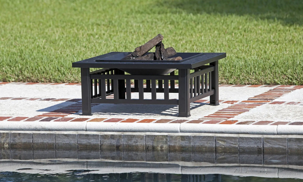 Fire Sense Stonemont Square Fire Pit