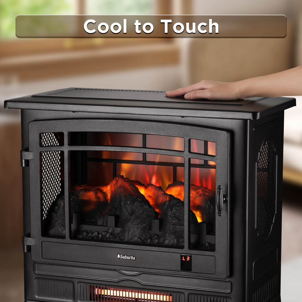 TURBRO Suburbs TS25 Wi-Fi Electric Fireplace Stove