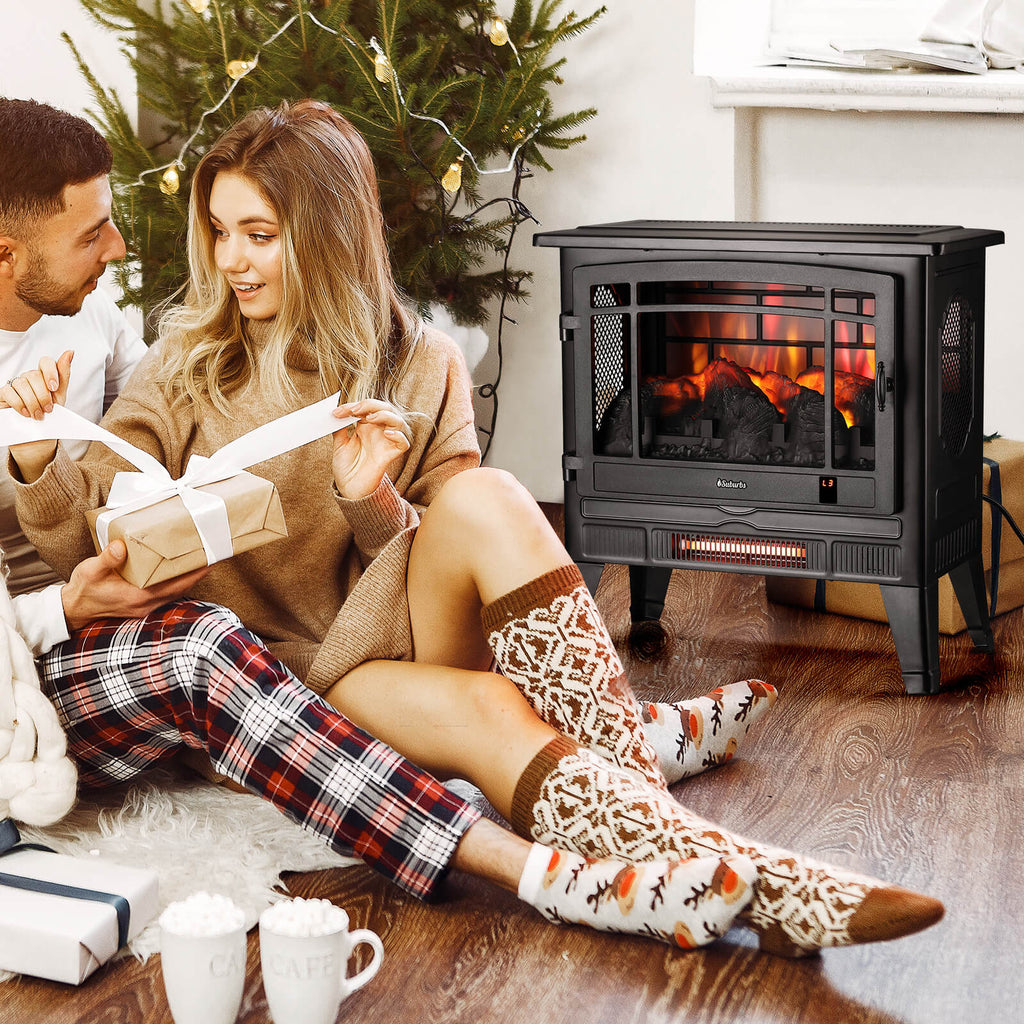 TURBRO Suburbs TS25 Wi-Fi Electric Fireplace Stove