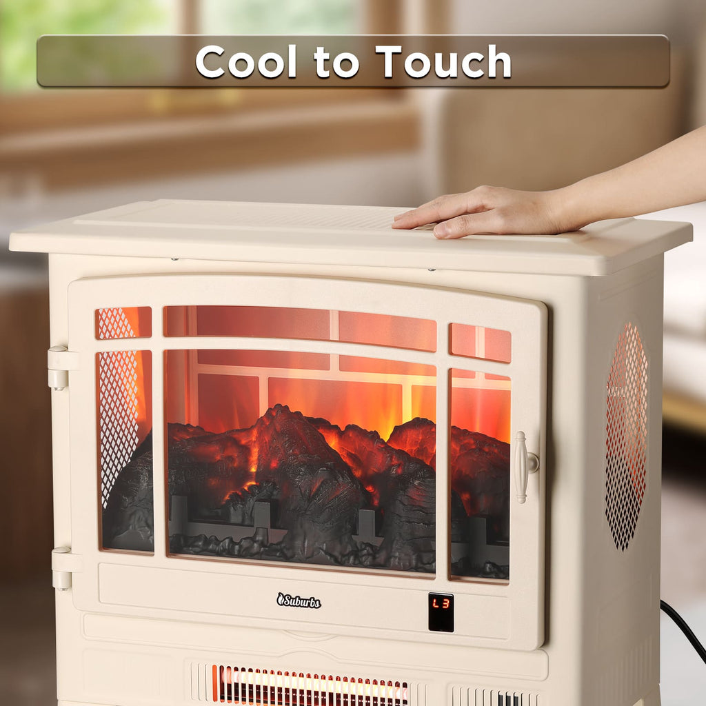 TURBRO Suburbs TS25 Wi-Fi Electric Fireplace Stove