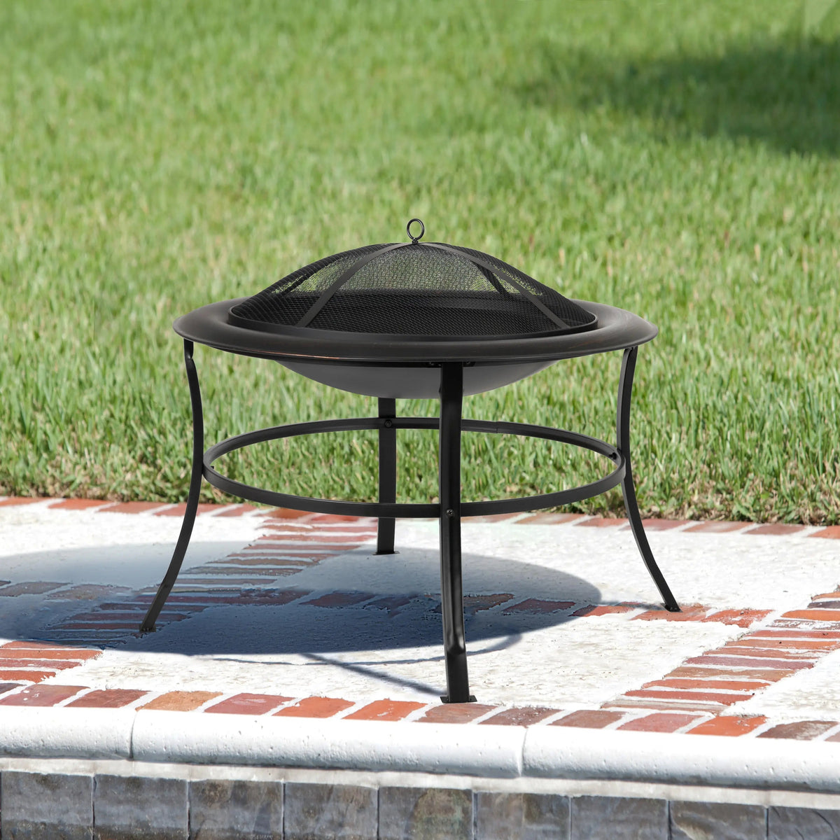 Fire Sense Tokia 30" Round Fire Pit