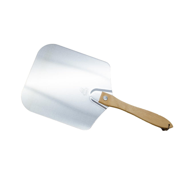 WPPO Folding Aluminum Pizza Peel with Wooden Handle