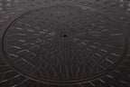 Fire Sense Verona 44" Round Woven Aluminum Convertible Gas Fire Pit Table