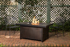 Fire Sense Weyland Rectangle Aluminum LPG Fire Pit