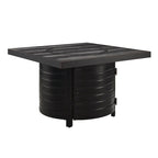 Fire Sense Yorke 40" Square Aluminum Convertible Gas Fire Pit Table