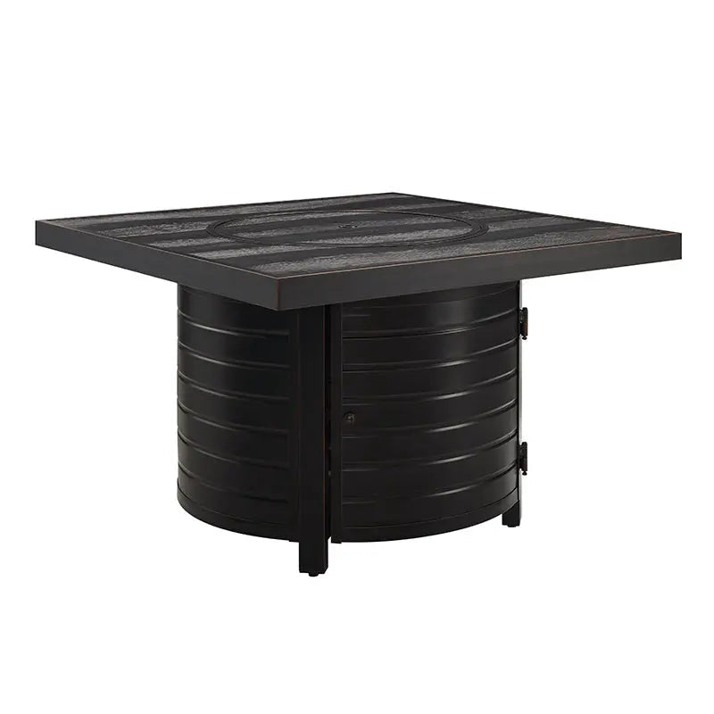 Fire Sense Yorke 40" Square Aluminum Convertible Gas Fire Pit Table