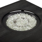 Fire Sense Yorke 40" Square Aluminum Convertible Gas Fire Pit Table